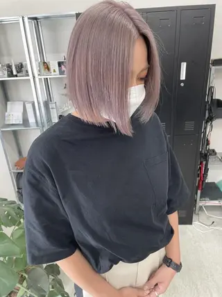 ミディアム カラー パーマ メンズ ヘアアレンジ キッズ ネイル マツエク・マツパ アイブロウ カラーソムリエ認定 茶屋町Eir岩本のヘアスタイル