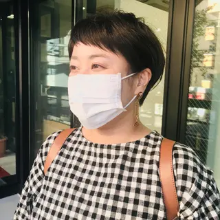 ショート ママ美容師 *ヒマワリのヘアスタイル