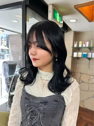 ミディアム 矢野 晃平のヘアスタイル