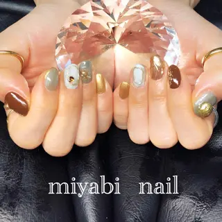 ネイル miyabi nail 桂川駅近くのネイルデザイン