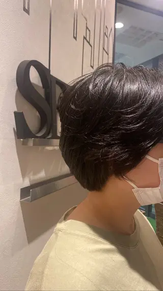 ショート 佐々木 恵のヘアスタイル