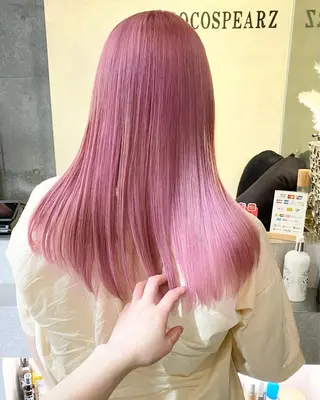 ロング 白髪ぼかし×デザイン 🕊️🫧ホウジョウのヘアスタイル
