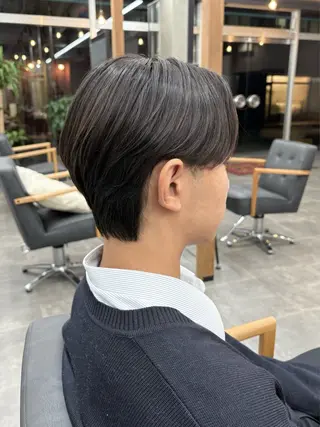 ショート パーマ メンズ いちか🤍 COQU千葉のヘアスタイル