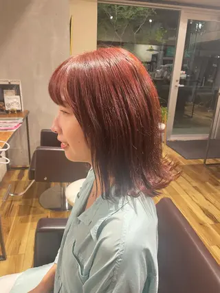 ミディアム カラー 海外ヘア🇺🇸✨ 恵比寿　MIYUKIのヘアスタイル