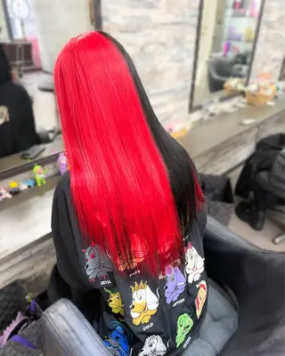 ロング カラー ハイトーンエクステ 🎩カズキ🎩のヘアスタイル