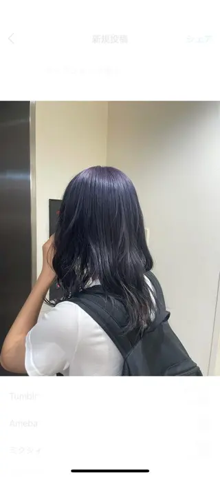 ロング ♡透明感/艶カラー/ M a I ♡のヘアスタイル