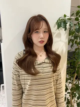 カラー 中村 俊介のヘアスタイル