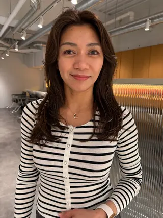 ロング カラー ハイライト/ブリーチ /綾華のヘアスタイル