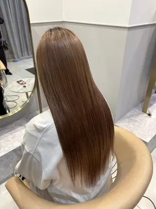 ロング かな🎀 ぷるカラー/エクステのヘアスタイル