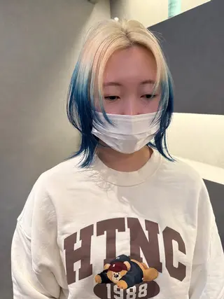 ショート カラー 透明カラー/レイヤー misaki °＊のヘアスタイル