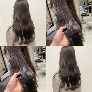 ロング カラー ヘアアレンジ 新宿/顔周りカット/ レイヤー/がっきーのヘアスタイル