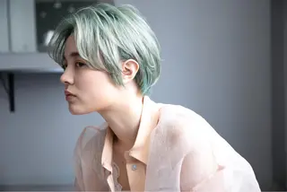 ショート カラー 美髪矯正・レイヤー 倉友哉のヘアスタイル