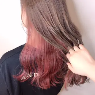 ロング カラー LUXBE LUCE ひなののヘアスタイル