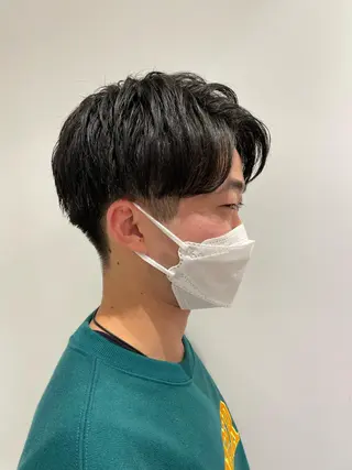 メンズ ✨レイヤー/ 透明感カラー✨冨永剛のヘアスタイル