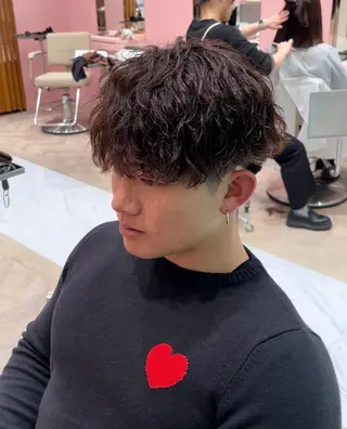 パーマ メンズ 中西 樹人のヘアスタイル