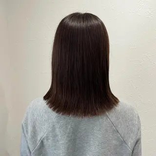 セミロング カラー shiho .のヘアスタイル