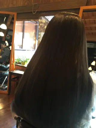 ロング ＠kutsu tetsuoのヘアスタイル