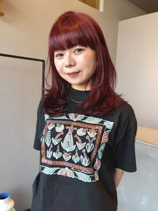 セミロング niil所属・REINA /niil/女性限定のヘアスタイル