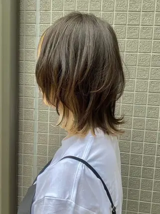 ミディアム カラー デビューモデル募集 曳舟FUKUDAのヘアスタイル