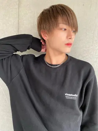 ショート カラー パーマ メンズ 【メンズ特化】 笹目純のヘアスタイル