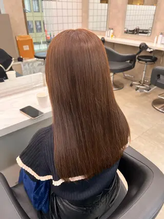 セミロング 💖札幌カラー 指名No.1💖玲奈のヘアスタイル