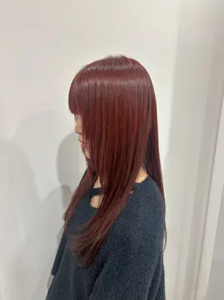 ロング カラー 川端 明莉のヘアスタイル