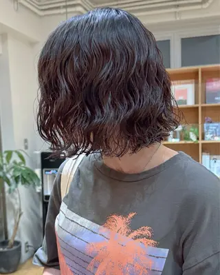 ショート パーマ 大橋 芽衣のヘアスタイル
