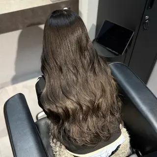 ロング カラー 髪質改善Ⅰ透明感 艶カラーⅠたつやのヘアスタイル