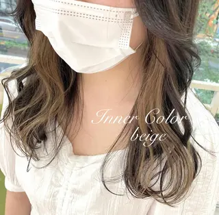 ロング カラー ヘアアレンジ 透明感カラー 古山 結季🌙🖤のヘアスタイル