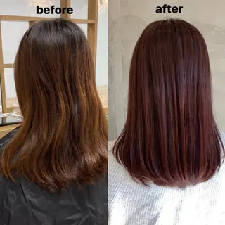 ミディアム 韓国レイヤーカット★ 小林大樹のヘアスタイル