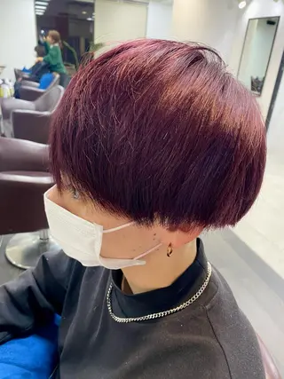 ショート カラー メンズ メンズパーマの達人 / タカシマダイスケのヘアスタイル