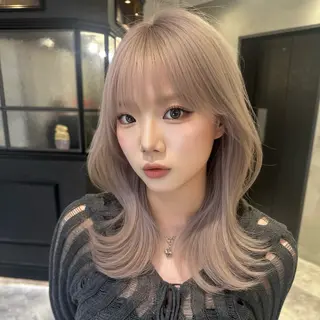 ミディアム 韓国/ボブ/レイヤー /髪質改善/まさ❣️のヘアスタイル