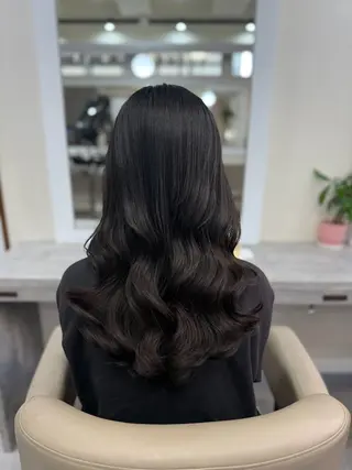 カラー ワンホン風ヘア まなのヘアスタイル