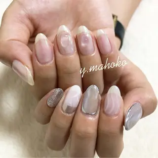 ネイル パラジェル有/ 長さだし/mahoのネイルデザイン