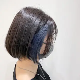 ミディアム カラー 縮毛矯正/髪質改善 /韓国風　山川春輝のヘアスタイル