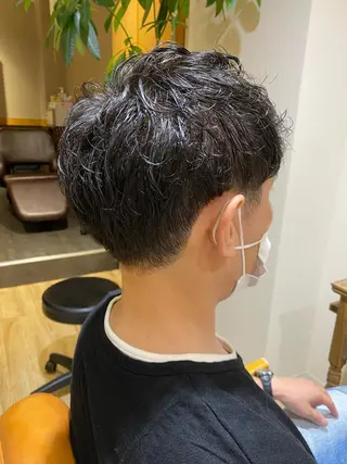 ショート パーマ 田中 美沙希のヘアスタイル