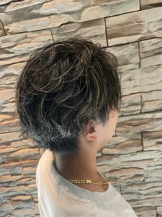 メンズ レナークアリア 梅津美憂のヘアスタイル