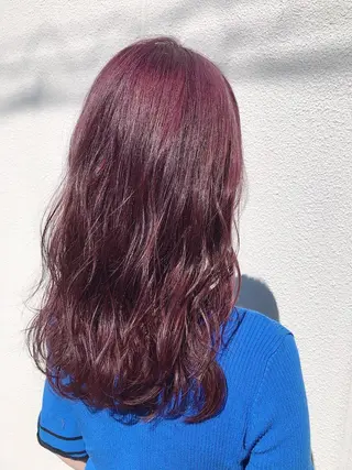 ロング カラー LUXBE LUCE ひなののヘアスタイル