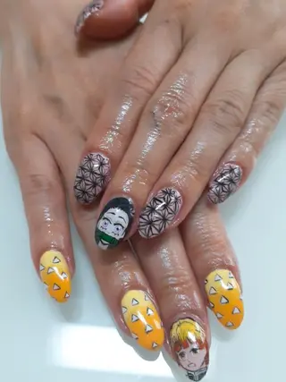 ネイル serapia所属・新家 美紀のネイルデザイン