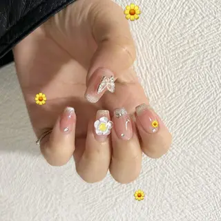 ネイル パラあり！フィルイン 美フォルムのネイルデザイン