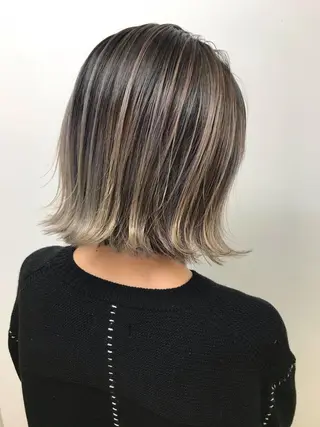 ミディアム 藤中 隆悟のヘアスタイル