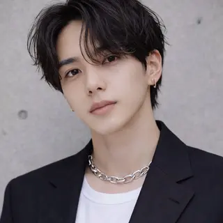 メンズ シャドウ/フェザー ニュアンスヘアメンズのヘアスタイル