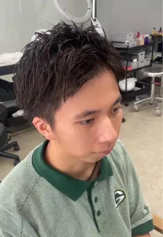 ショート メンズ メンズ専門サロン wokeのヘアスタイル