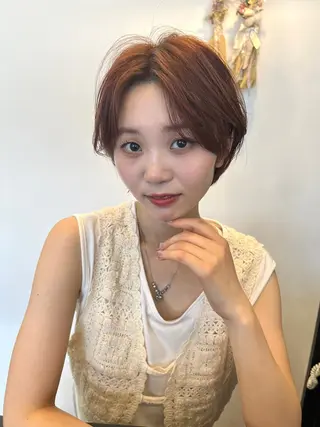 ショート カラー ショート、ボブ シマダマサトのヘアスタイル