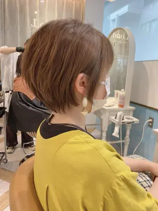 ショート カラー 🌟モテ髪ショート 🌟店長 津賀涼のヘアスタイル