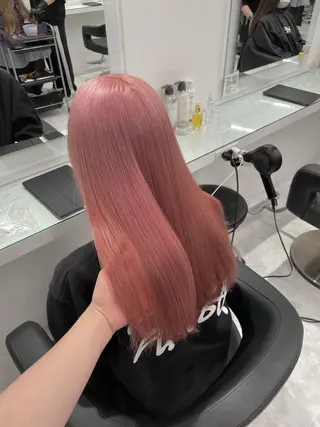 ロング カラー ウルフカットマスター みつきのヘアスタイル