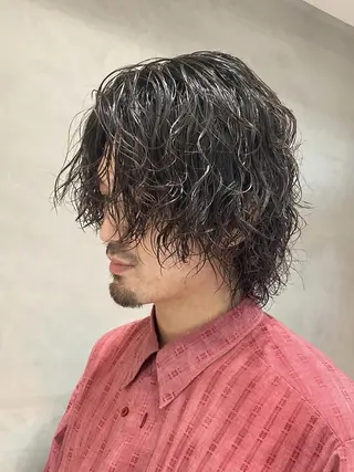 ショート パーマ メンズ SENTA✨メンズ パーマ✨fifth栄のヘアスタイル