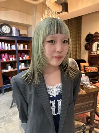 ミディアム カラー 🌿もりやま りりか🌿のヘアスタイル