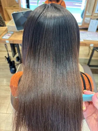 セミロング ゆうこ🍀髪質改善/ ストレート/艶カラーのヘアスタイル