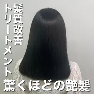 セミロング カラー ヘアアレンジ メンズ 🦋重くない暗髪🦋 Hana🦋のヘアスタイル